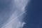 Airplanes leave traces in the sky