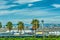 Airplanes in Los Angeles International airport apron