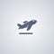 Airport, Airplane, vector best flat icon