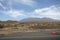 Airport, airstrip, volcano on the island of Fogo on Cabo Verde islands