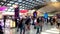 Airport background a interior modern airport with a lot of business people travel concept man and woman