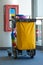 The airport cleaning tool cart