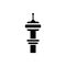 Airport control tower vector icon