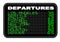 Airport Departure board