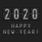 Airport Display Font. 2020 Big Numbers. Happy New Year 2020. Vector Illustration