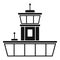 Airport duty free shop icon, simple style