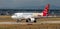 AIRPORT FRANKFURT,GERMANY: JUNE 23, 2017: Airbus A319 Czech Airlines is the national airline of the Czech Republic. She operates