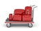 Airport luggage cart