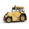 Airport Push Back Tractor Hallam HE50. 3D illustration