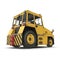 Airport Push Back Tractor Hallam HE50. 3D illustration