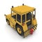 Airport Push Back Tractor Hallam HE50. 3D illustration