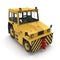 Airport Push Back Tractor Hallam HE50. 3D illustration