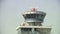 Airport Radar Control Tower and blue sky