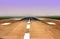 Airport runway surface