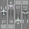 Airport runways set