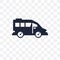 airport shuttle transparent icon. airport shuttle symbol design