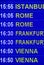 Airport sign - Flight Information