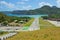 Airport in St Baths, Caribbean