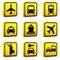 Airport Style Icons Set 01