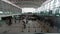Airport Terminal Travel Passengers checking In UHD 4K