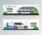 Airport transfer vector traveling by plane in airport departure terminal transportation by taxi car illustration