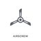 Airscrew icon from Astronomy collection.