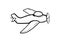 Airship vehicle soar doodle icon vector icon vector