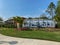 An Airstream Trailer that is painted with the words Lake Nona