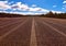 Airstrip of an airport in the countryside