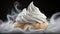 airy beauty of Clouds of Whipped Cream the delicate swirls of whipped cream atop a delight, evoking a sense of pure