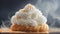 airy beauty of Clouds of Whipped Cream the delicate swirls of whipped cream atop a delight, evoking a sense of pure