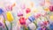 airy pastel spring background