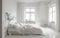 Airy white bedroom blending natural elements and textures for a tranquil retreat.