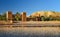 Ait Ben Haddou gates and rock hill at sunrise, Morocco, Africa