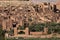Ait Ben Haddou ksar Morocco, ancient fortress seen from high in new town