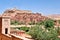 Ait Benhaddou fort in the moroccan desert