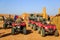 Ait Saoun, Morocco - February 22, 2016: Rally car buggy in desert.