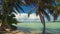 Aitutaki Lagoon Panoramic Time Lapse Of Cook Islands Tropical Beach Coconut Palm Trees