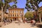 Aix-en-Provence, FRANCE - JULY 1, 2014: Cours Mirabeau, Aix-en-