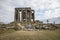 Aizonai antic city ruins with Zeus temple. Aizanoi ancient city in Cavdarhisar, Kutahya, Turkey