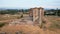 Aizonai antic city ruins with Zeus temple. Aizanoi ancient city in Cavdarhisar, Kutahya, Turkey.