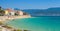 Ajaccio, Corsica island, France. Coastal cityscape