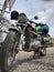 Ajanta caves of lord buddha in ajanta my bike.