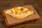 Ajarian hachapuri with cheese