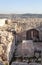 Ajloun castle in ruins