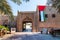 Ajman, United Arab Emirates - December 6, 2018: Ajman Museum showing the history of United Arab Emirates