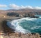 Ajuy Beach in Fuerteventura, Canary Islands,