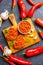 Ajvar, balkan pepper spread food