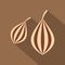 Ajwain icon, flat style