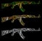 AK47 rifle graphics